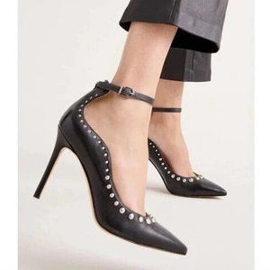 Sam Edelman Helen Ankle-Strap Stud Pumps